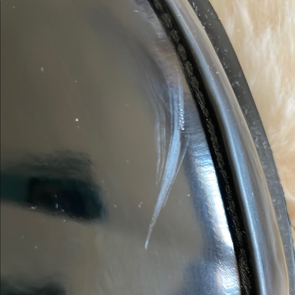 Billini Black Glossy Loafers with Gold Accent #174 - Picture 6 of 7